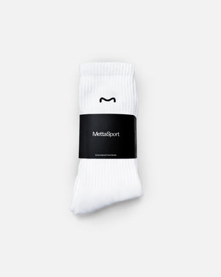 Embroidered Crew Sokkar 2-Pack