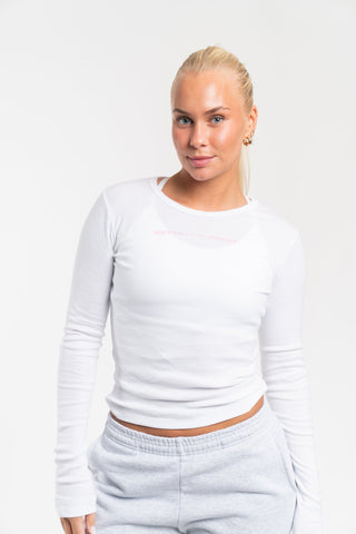 Metta Lifestyle Bolur Bleika Slaufan Síðermabolur
