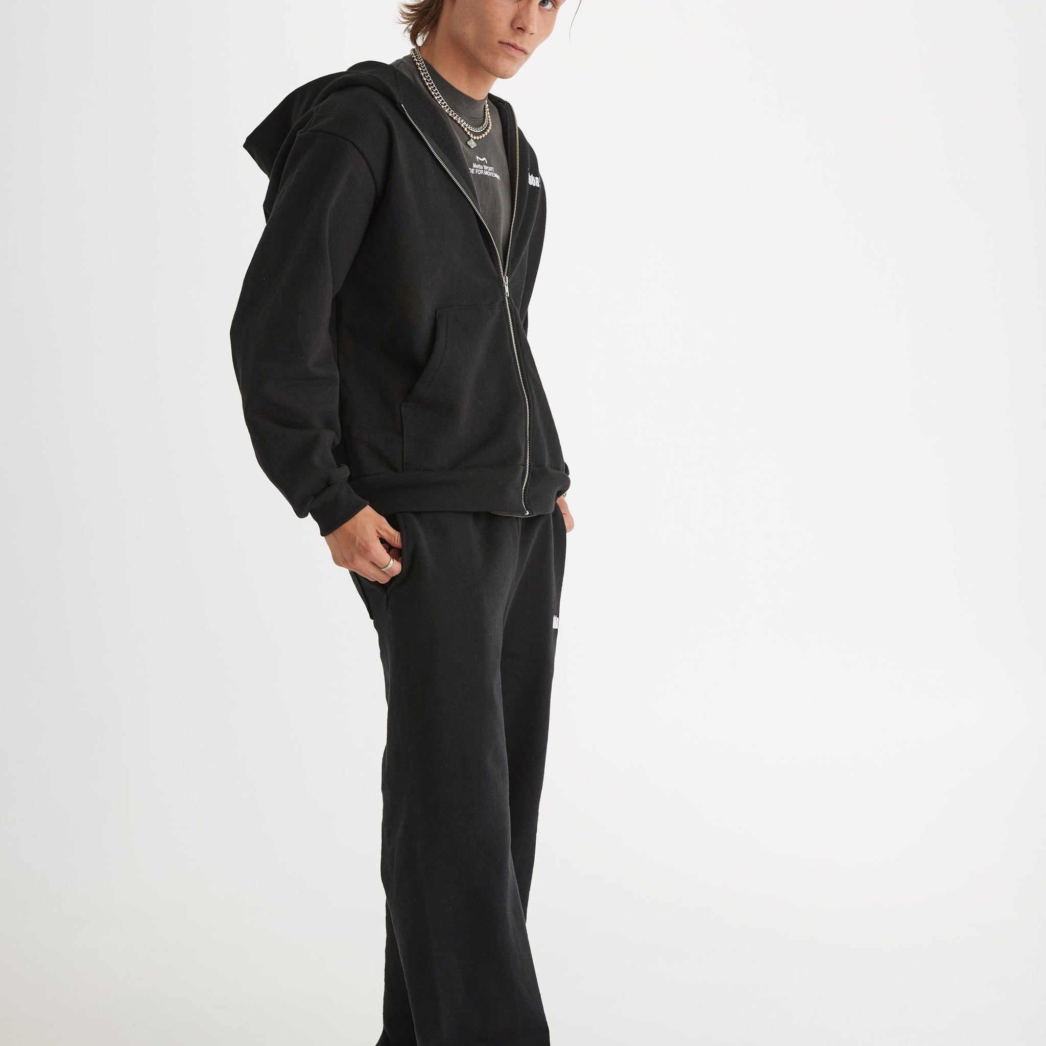 Metta Lifestyle Hettupeysur Metta Zip-Up Hoodie