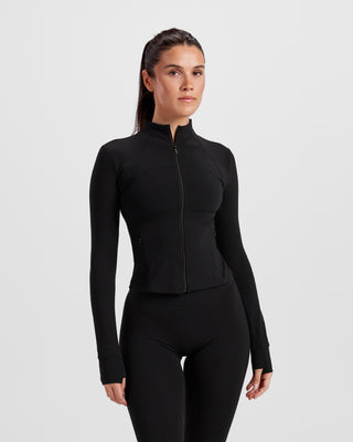 metta-nuls-jakki-mid-length-svartur