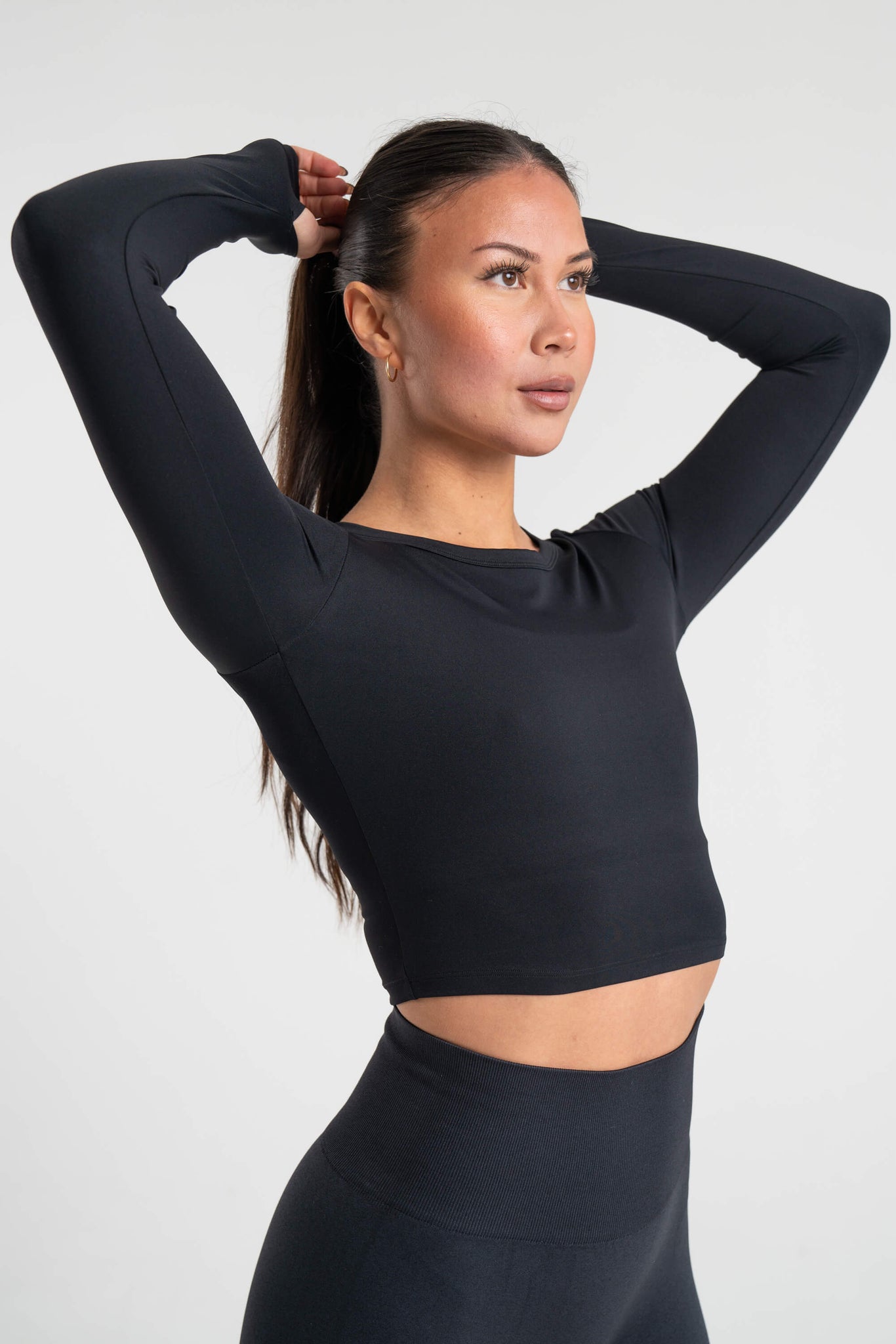 Metta Sport Bolur Metta Nuls Cropped Síðerma Bolur