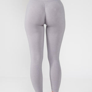 Metta Sport Buxur Metta Seamless Scrunch Leggings - Ljósgrár