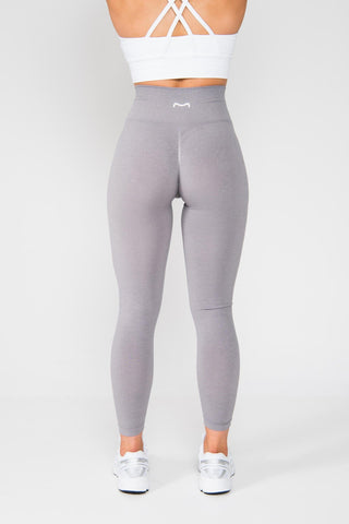 Metta Sport Buxur Metta Seamless Scrunch Leggings - Ljósgrár
